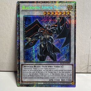 Yugioh Blackwing Armor Master BLCR-EN099 Starlight Rare 1st Edition M/NM